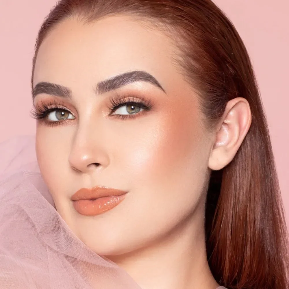 Kenia Ontiveros Beauty Glow and Go Kit 6 products in one pretty palette NEW